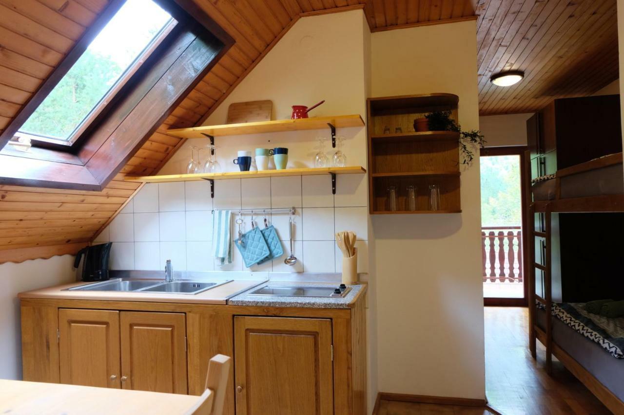 Hisa Patricija Apartman Soča Kültér fotó